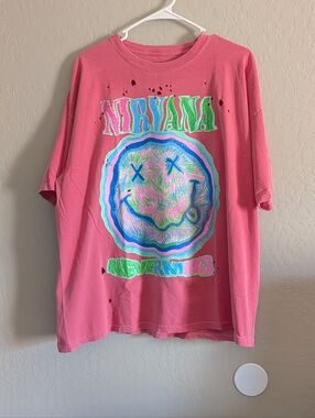 Nirvana Pink Graphic Unisex T-Shirt